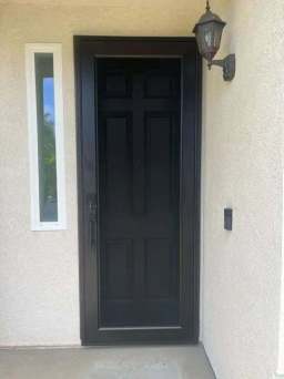 Centurion Security Door Anodized Bronze Finish