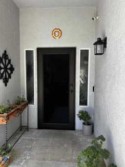 Anodized Bronze Full View Security Door