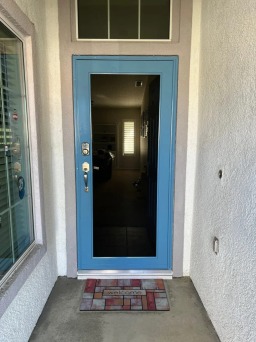 Blue Centurion Security Door Front Entryway