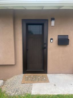 Statuary Bronze Security Screen Door