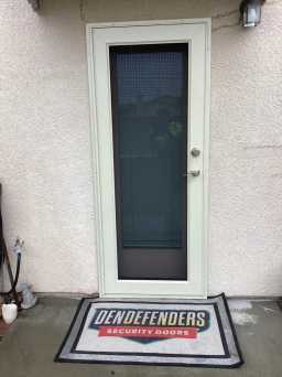 Entry With Desert Sand Security Door
