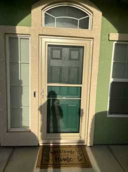 Sand Piper Beige Custom Storm Doors