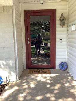 Mountain Berry Custom Storm Doors Installed