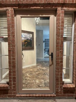 Chateau Custom Storm Door Installed