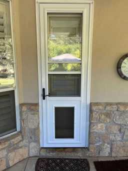 Snowmist Custom Storm Doors Installed