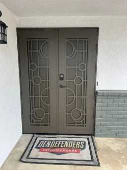 Unique Bronze Titan Security Screen Door