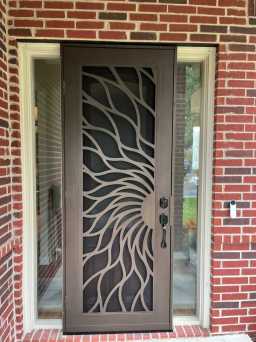 Copper Titan Security Screen Door