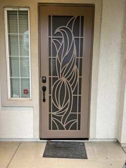 Desert Sand Titan Security Screen Door