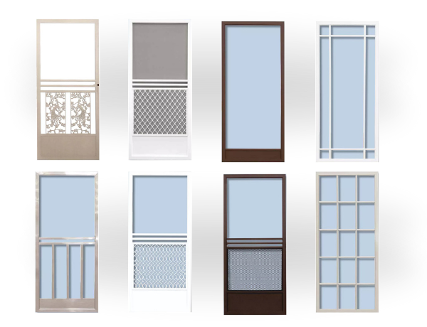 hinged-screen-door-styles